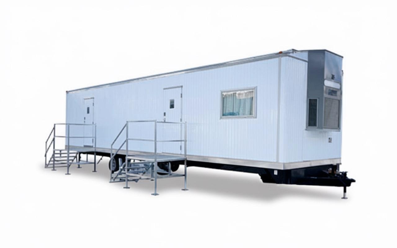 our office trailers are equipped with secure locking systems and optional security upgrades